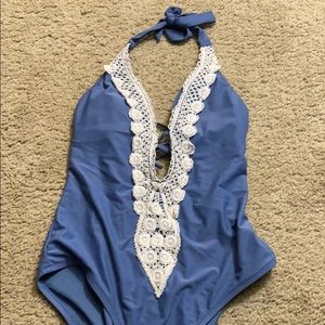 Size medium, One piece bathing suit